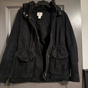 Forever 21 Black Utility Jacket Women’s size M